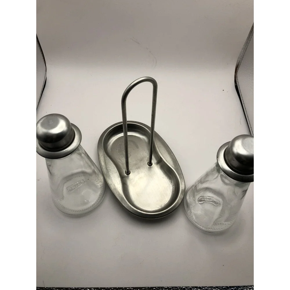 Oil And Vinegar Bottles With Holding Tray From Ikea